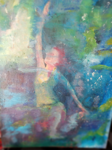 Louise Titchener | Yoga Dreams | Oil | 18x24 | $115